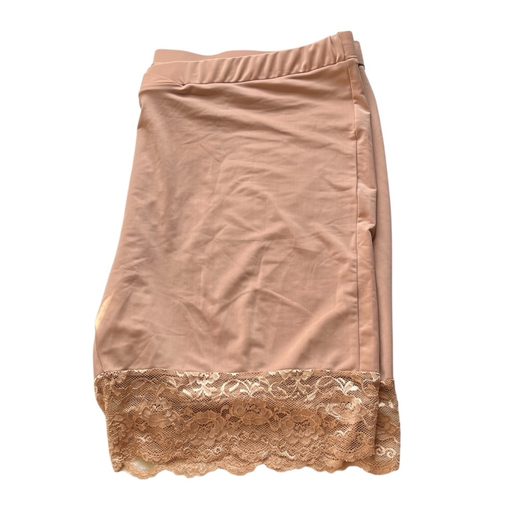 NEW Bloomchic Lace Trim Bloomers Stretch Knit Boxers Womens Plus Size 26